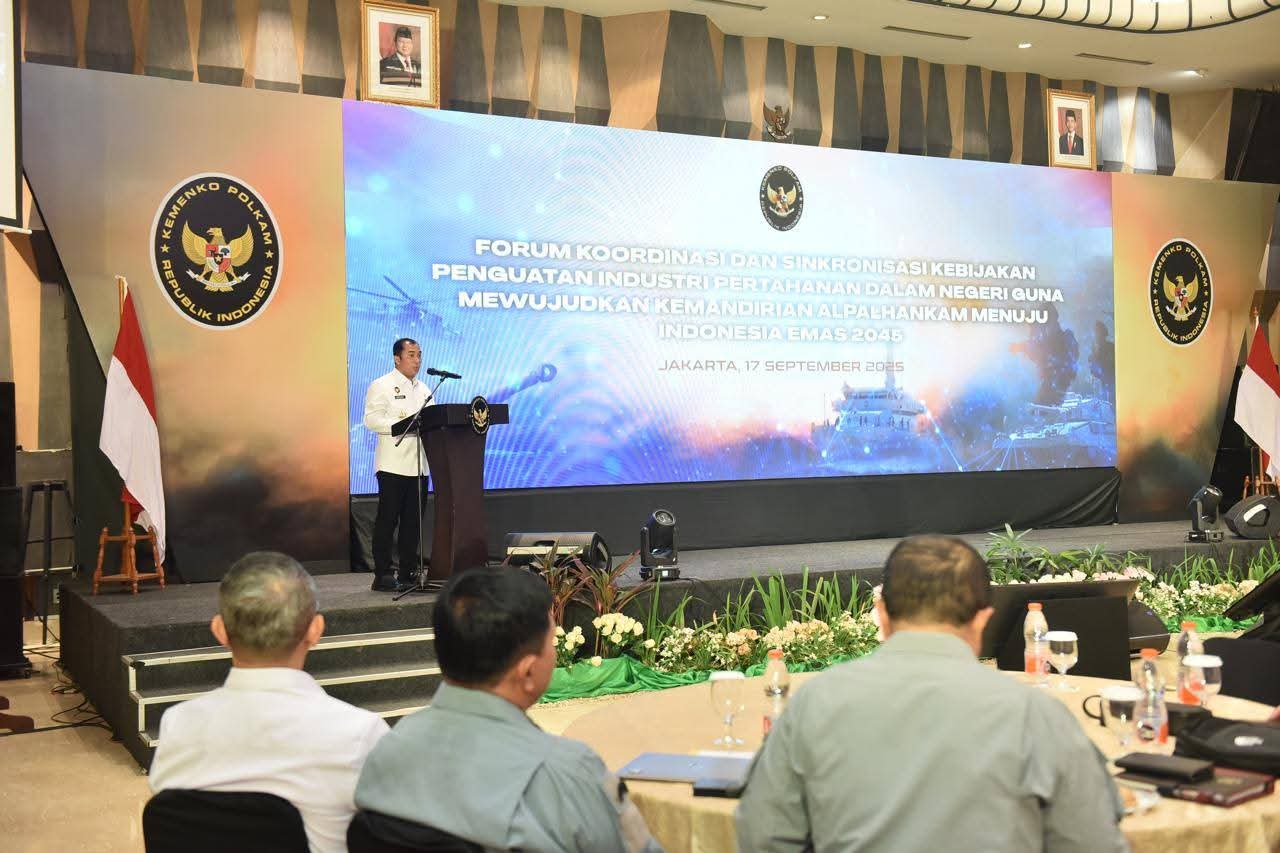 Kemenko Polkam Dorong Penguatan Industri Pertahanan Dalam Negeri